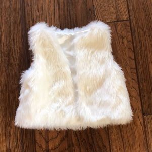 White Fur Vest